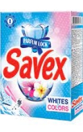 Порошок Savex 300 г. Цветное и белое белье 22 шт./стек