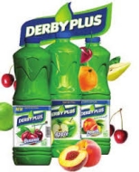 Derby PLUS juice Apricot 20% 2 l 4 pcs./stack