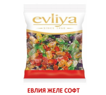 Бонбони Евлия Желе софт 1 кг 6 бр/каш